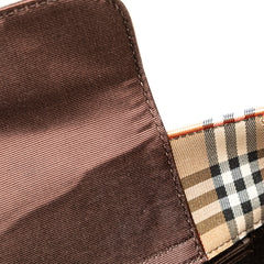 Haymarket Check Canvas Tote