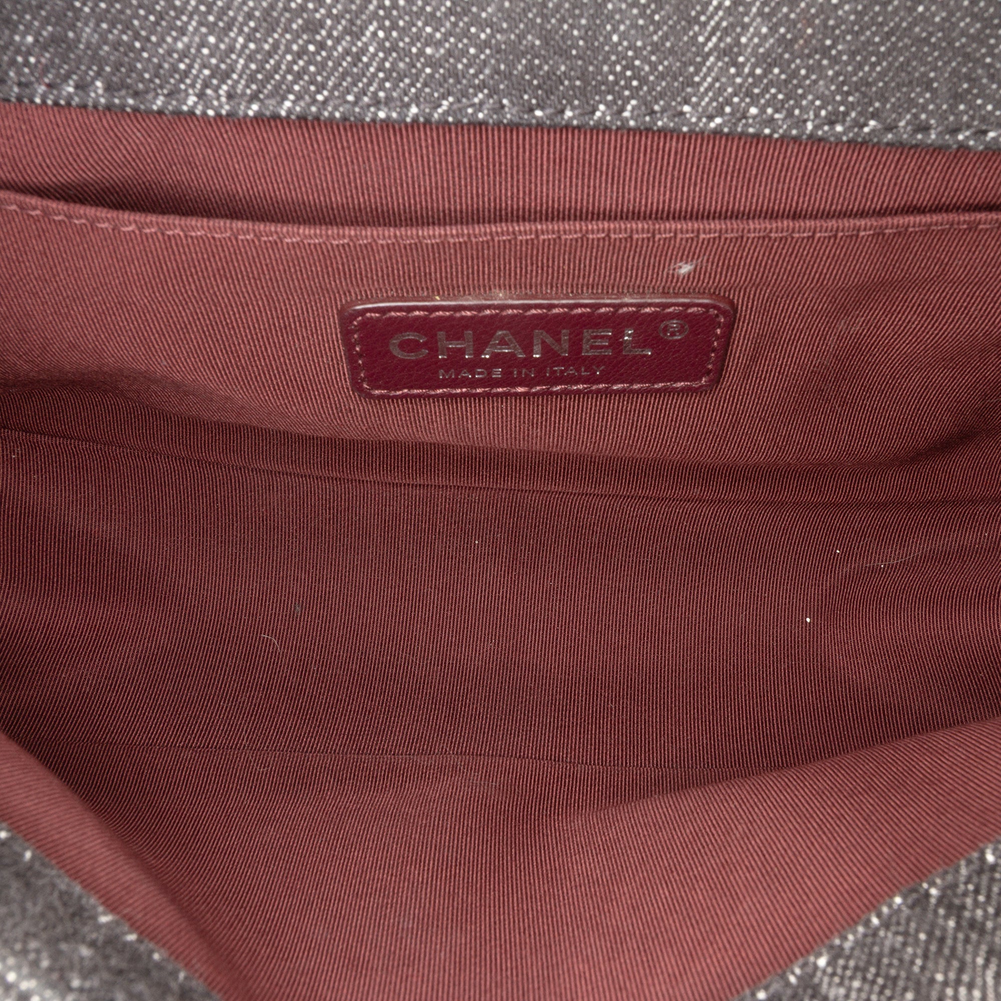 Old Medium Quilted Denim Boy Flap