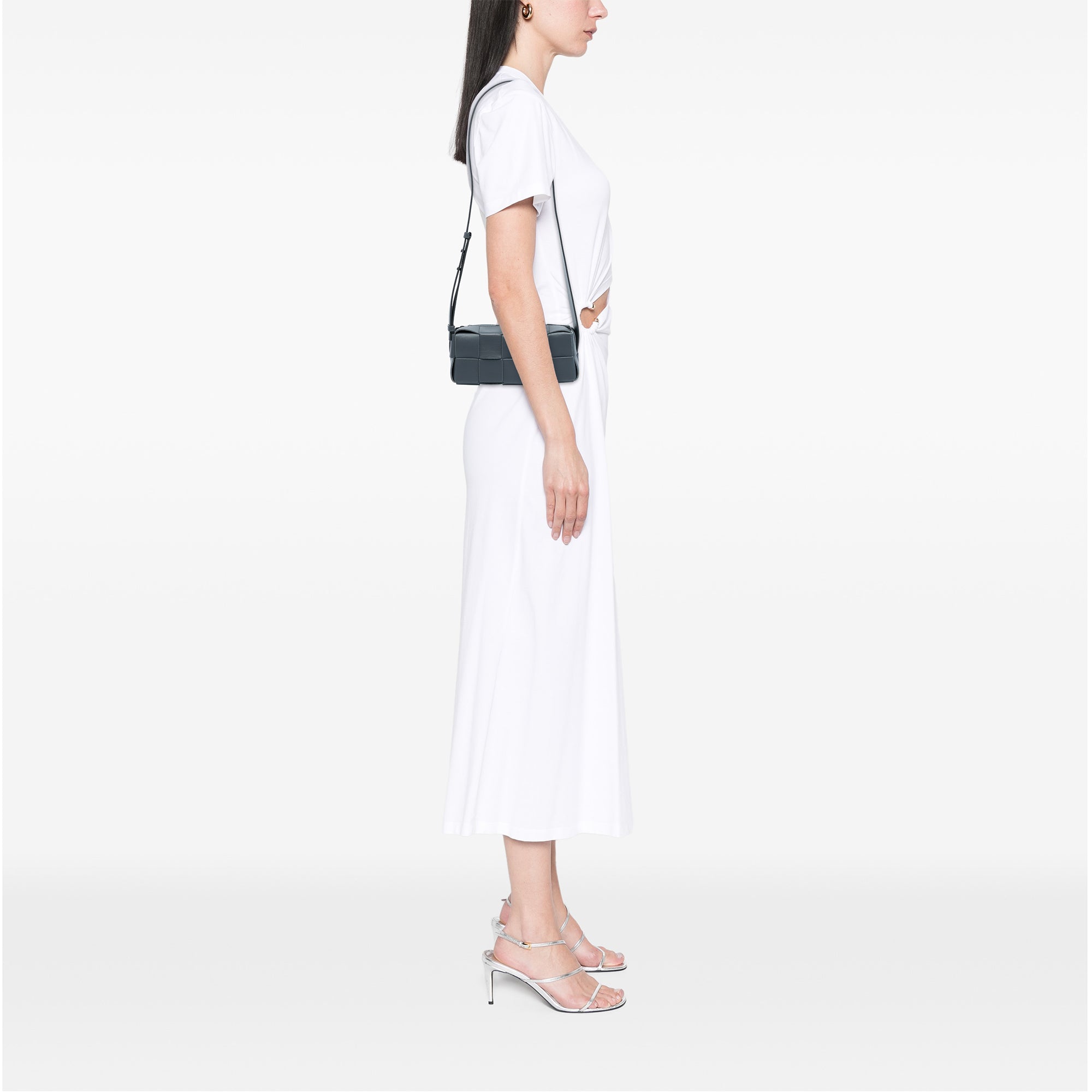 Small Lambskin Intrecciato Brick Cassette