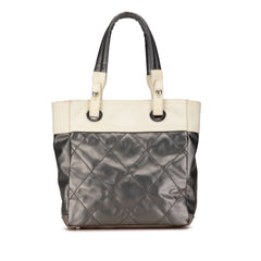 Small Bicolor Paris-Biarritz Tote