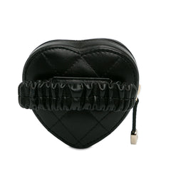 Lambskin CC In Love Heart Zipped Arm Coin Purse