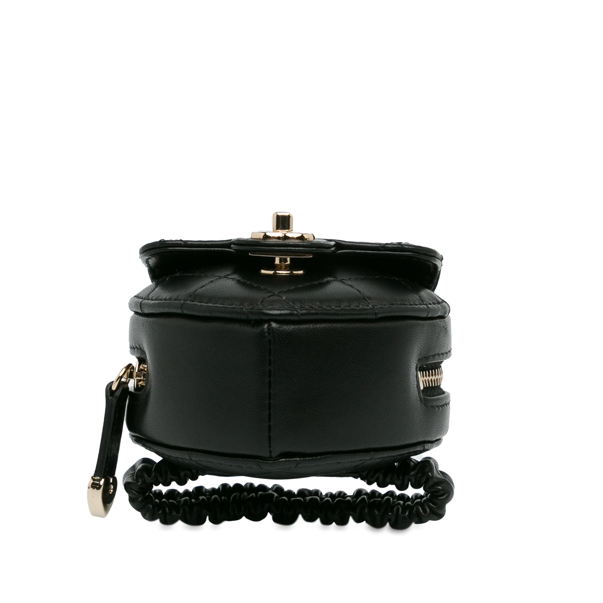 Lambskin CC In Love Heart Zipped Arm Coin Purse