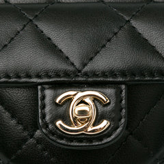 Lambskin CC In Love Heart Zipped Arm Coin Purse
