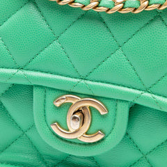 Medium Quilted Caviar Sweet Flap