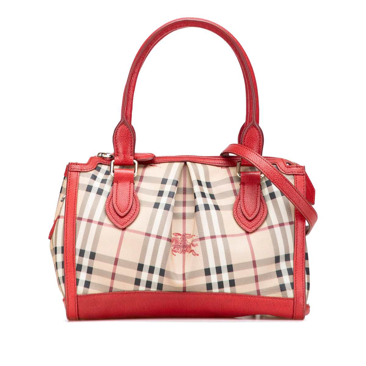 Haymarket Check Coated Canvas Satchel