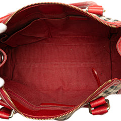 Haymarket Check Coated Canvas Satchel