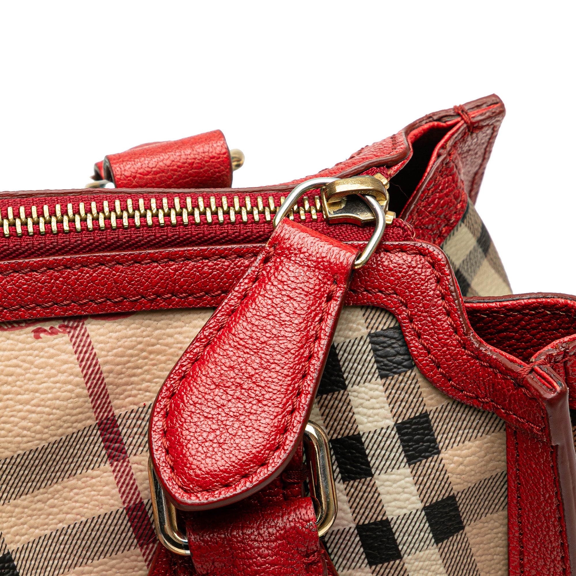 Haymarket Check Coated Canvas Satchel