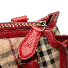 Haymarket Check Coated Canvas Satchel