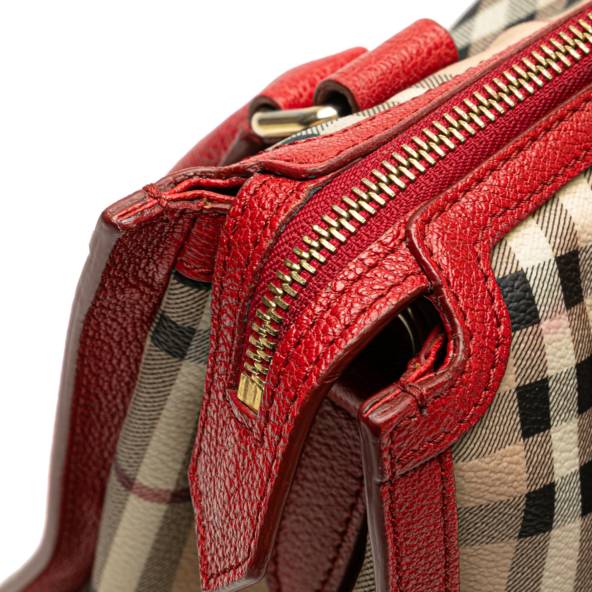 Haymarket Check Coated Canvas Satchel
