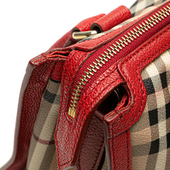 Haymarket Check Coated Canvas Satchel
