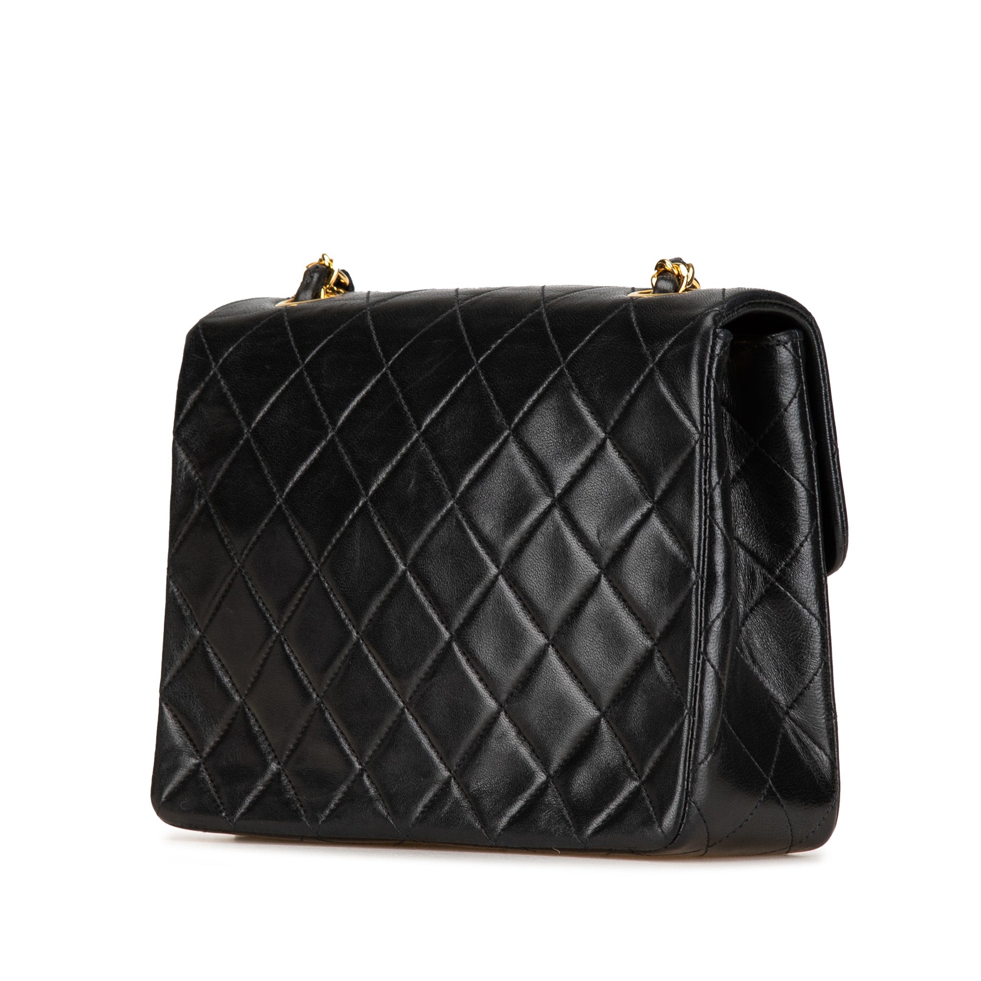 CC Quilted Lambskin Chain Flap