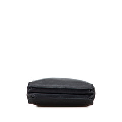 CC Caviar Wood Top Handle Tote