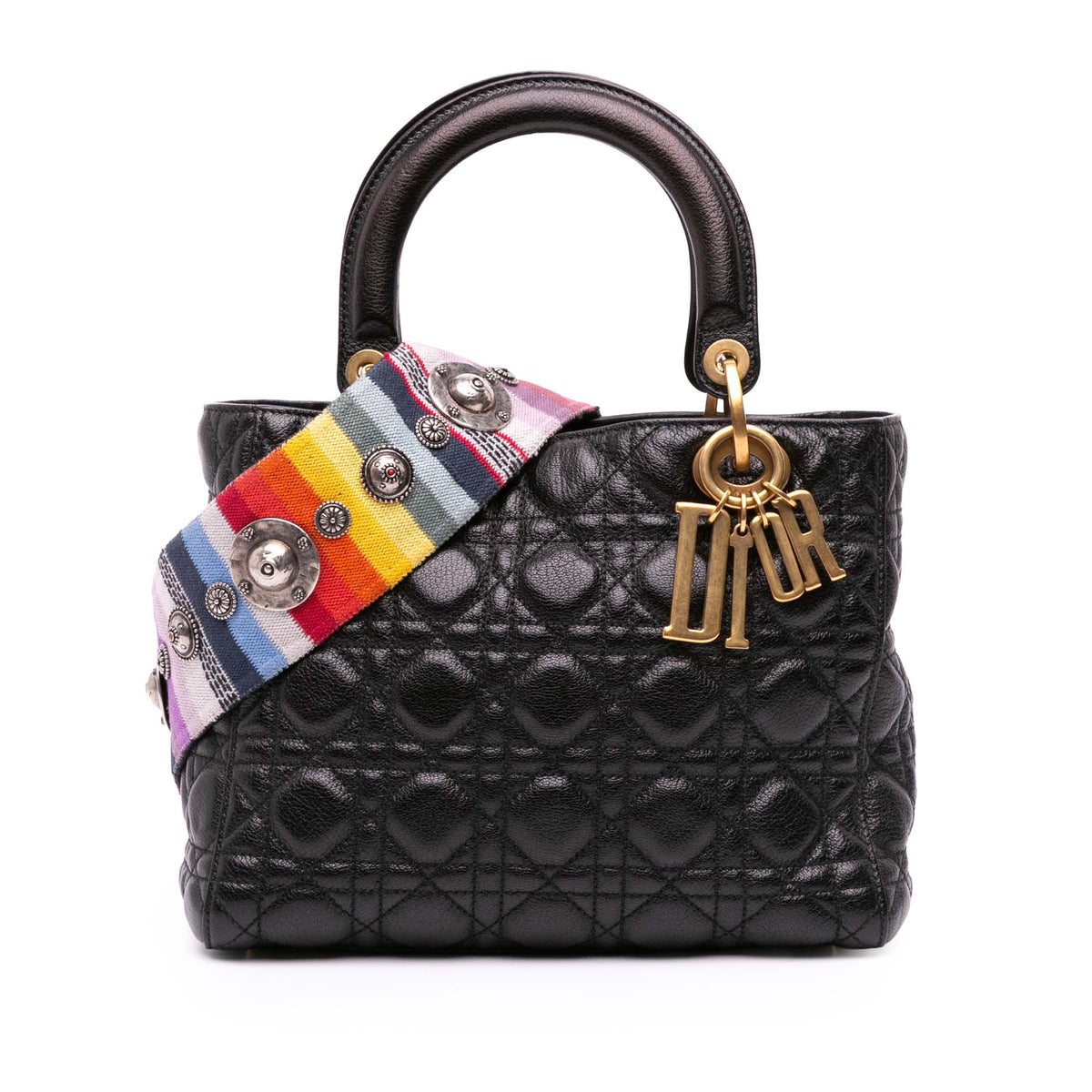 Medium Grained Calfskin Cannage Supple Lady Dior