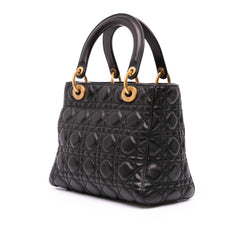 Medium Grained Calfskin Cannage Supple Lady Dior