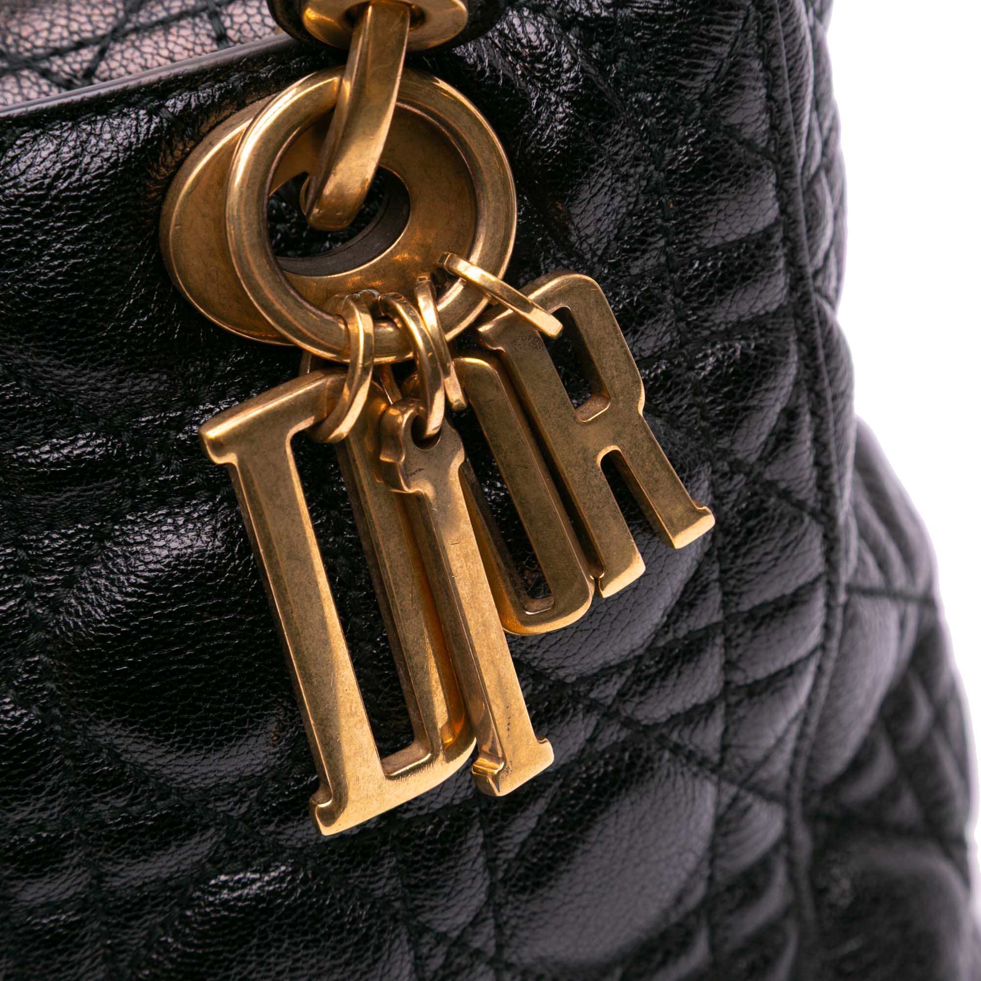 Medium Grained Calfskin Cannage Supple Lady Dior
