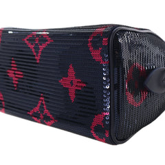 LV Night Monogram Giant Sequins Speedy Bandouliere 18