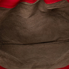 Nappa Intrecciato Turn Lock Clutch