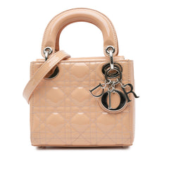 Mini Patent Cannage Lady Dior