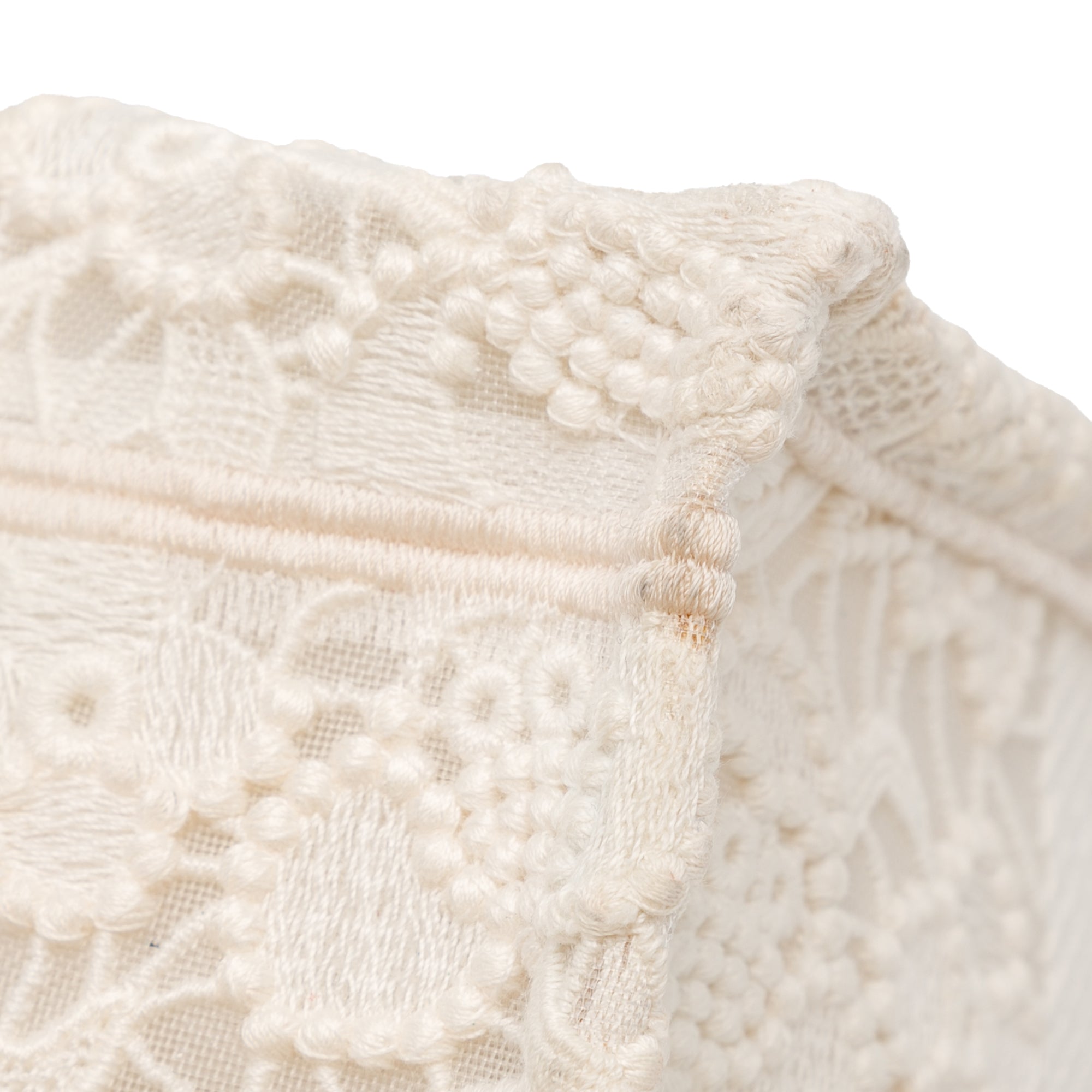 Small D-Lace Embroidery Book Tote