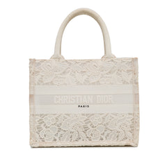 Small D-Lace Embroidery Book Tote