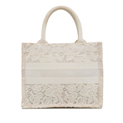 Small D-Lace Embroidery Book Tote