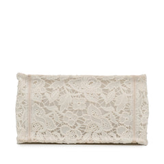 Small D-Lace Embroidery Book Tote