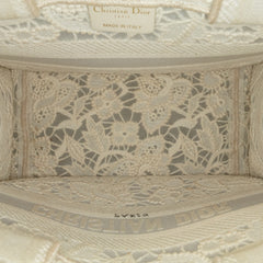Small D-Lace Embroidery Book Tote