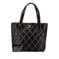 CC Lambskin Wild Stitch Handbag