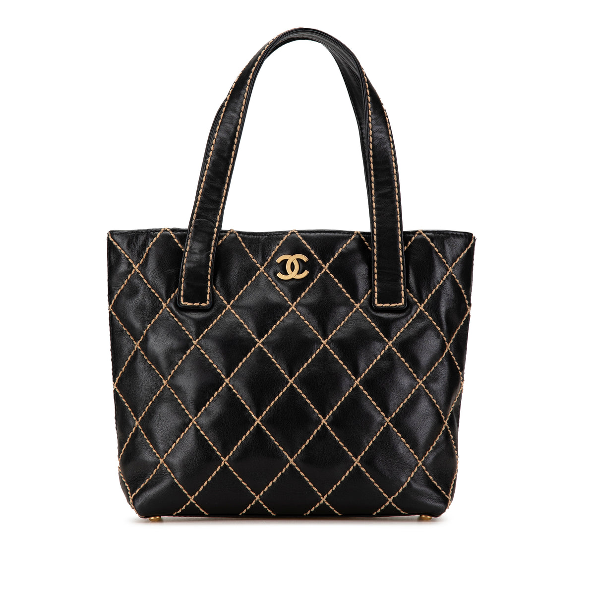 CC Lambskin Wild Stitch Handbag