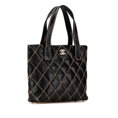 CC Lambskin Wild Stitch Handbag