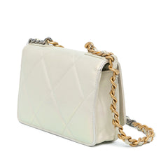 Quilted Iridescent Lambskin 19 Wallet on Chain