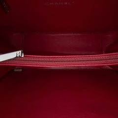 Small Caviar Striped CC Filigree Vanity Case