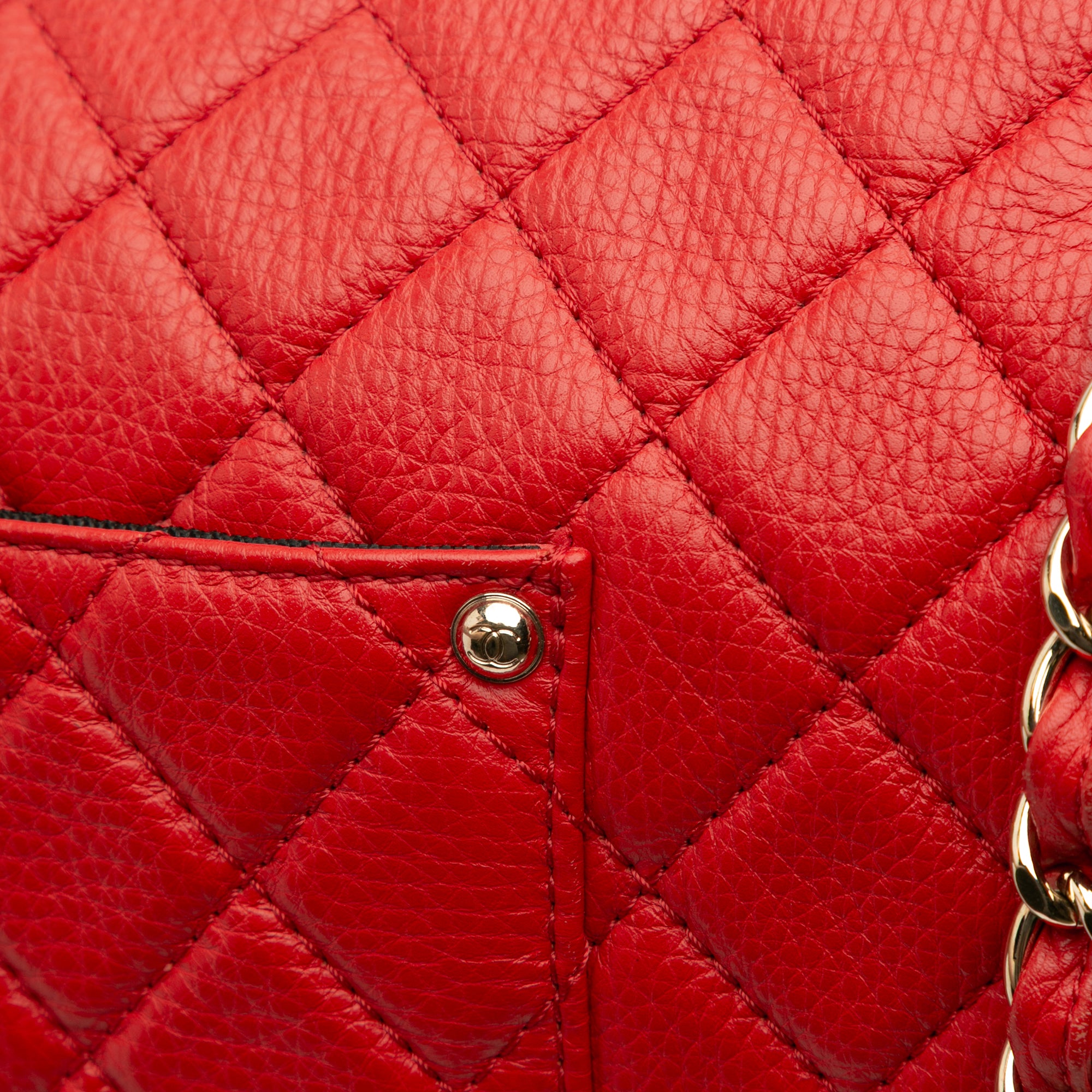XXL Quilted Calfskin Travel Flap