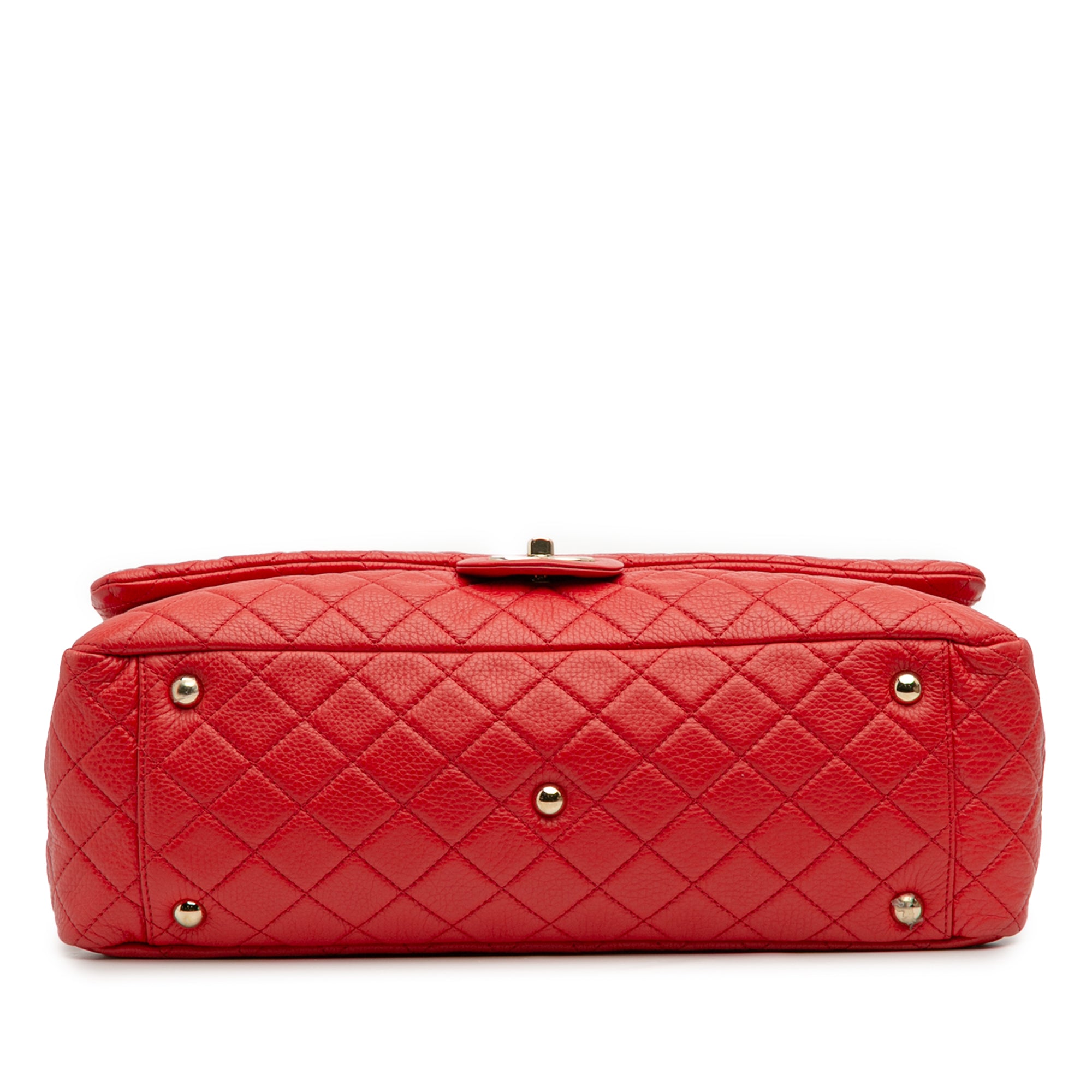 XXL Quilted Calfskin Travel Flap