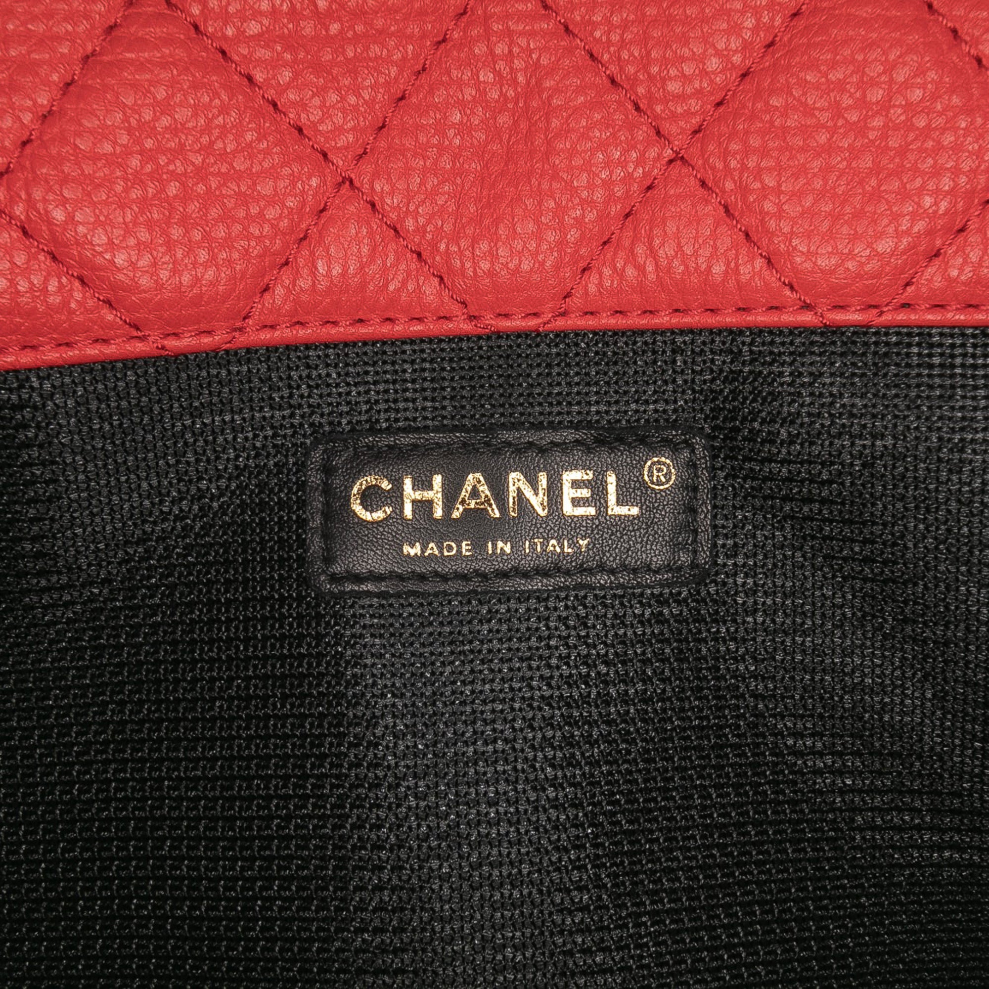 XXL Quilted Calfskin Travel Flap