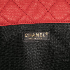 XXL Quilted Calfskin Travel Flap