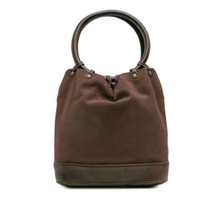 Canvas Ring Top Handle Bag