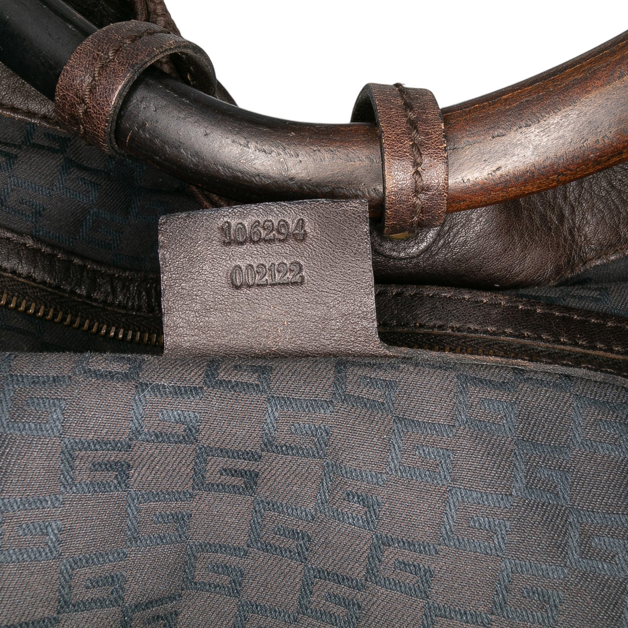 Canvas Ring Top Handle Bag