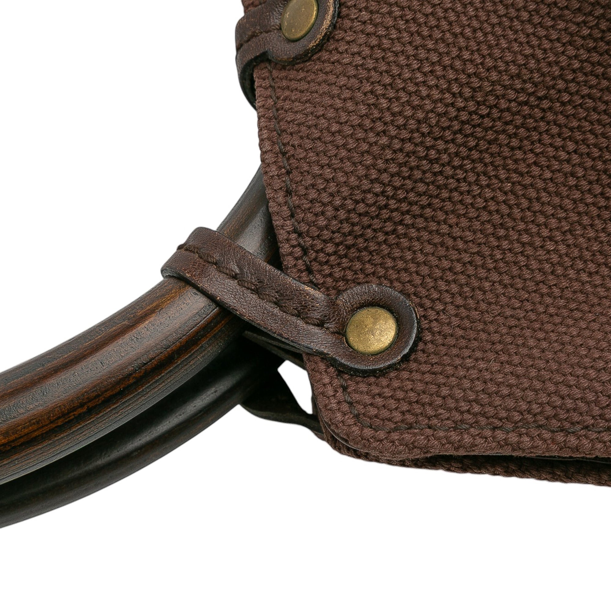 Canvas Ring Top Handle Bag
