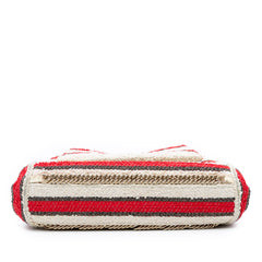 CC Quilted Tweed Striped Single Flap