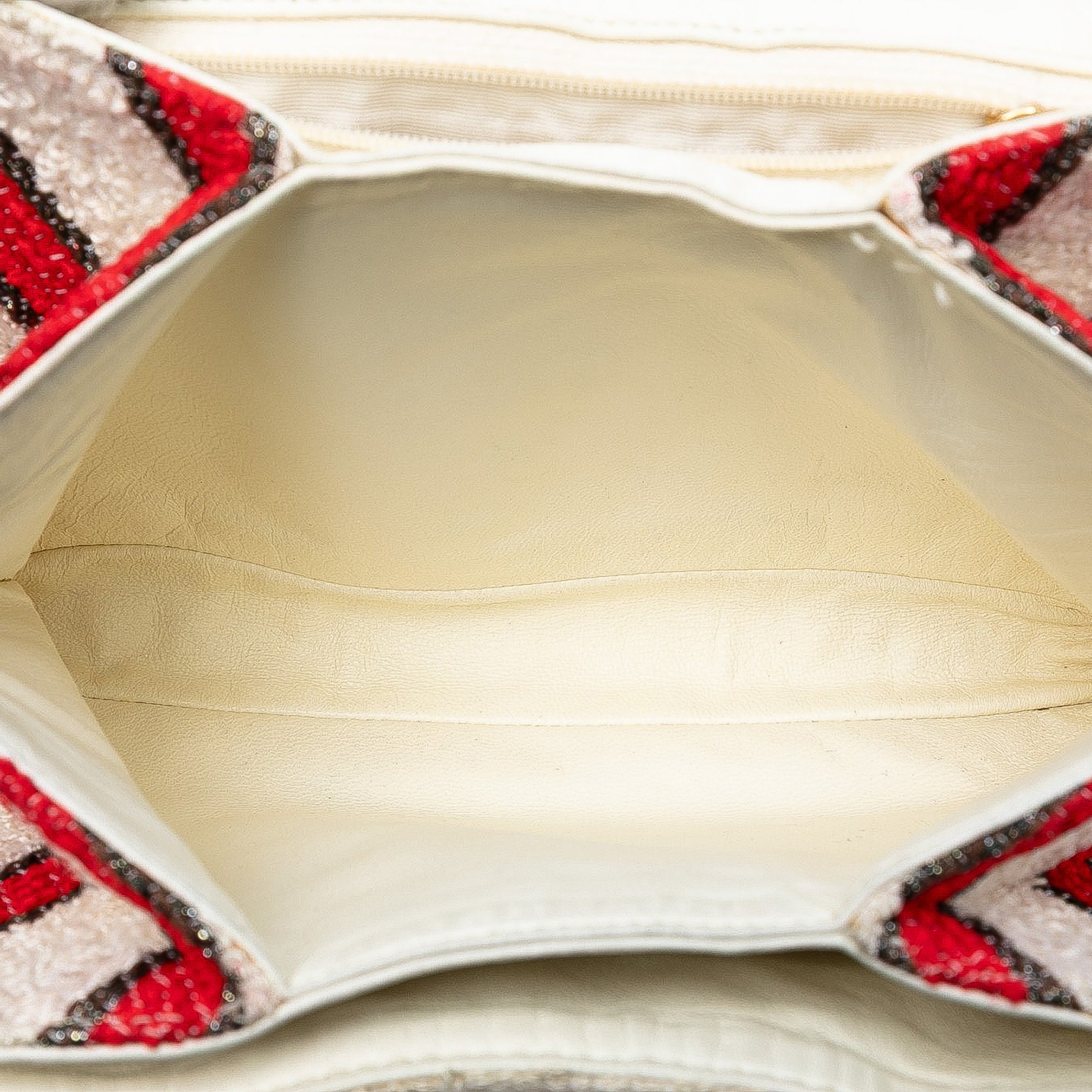 CC Quilted Tweed Striped Single Flap