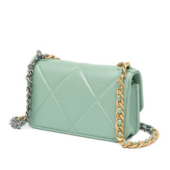 Quilted Lambskin 19 Wallet on Chain