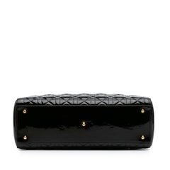 Large Patent Cannage Lady Dior
