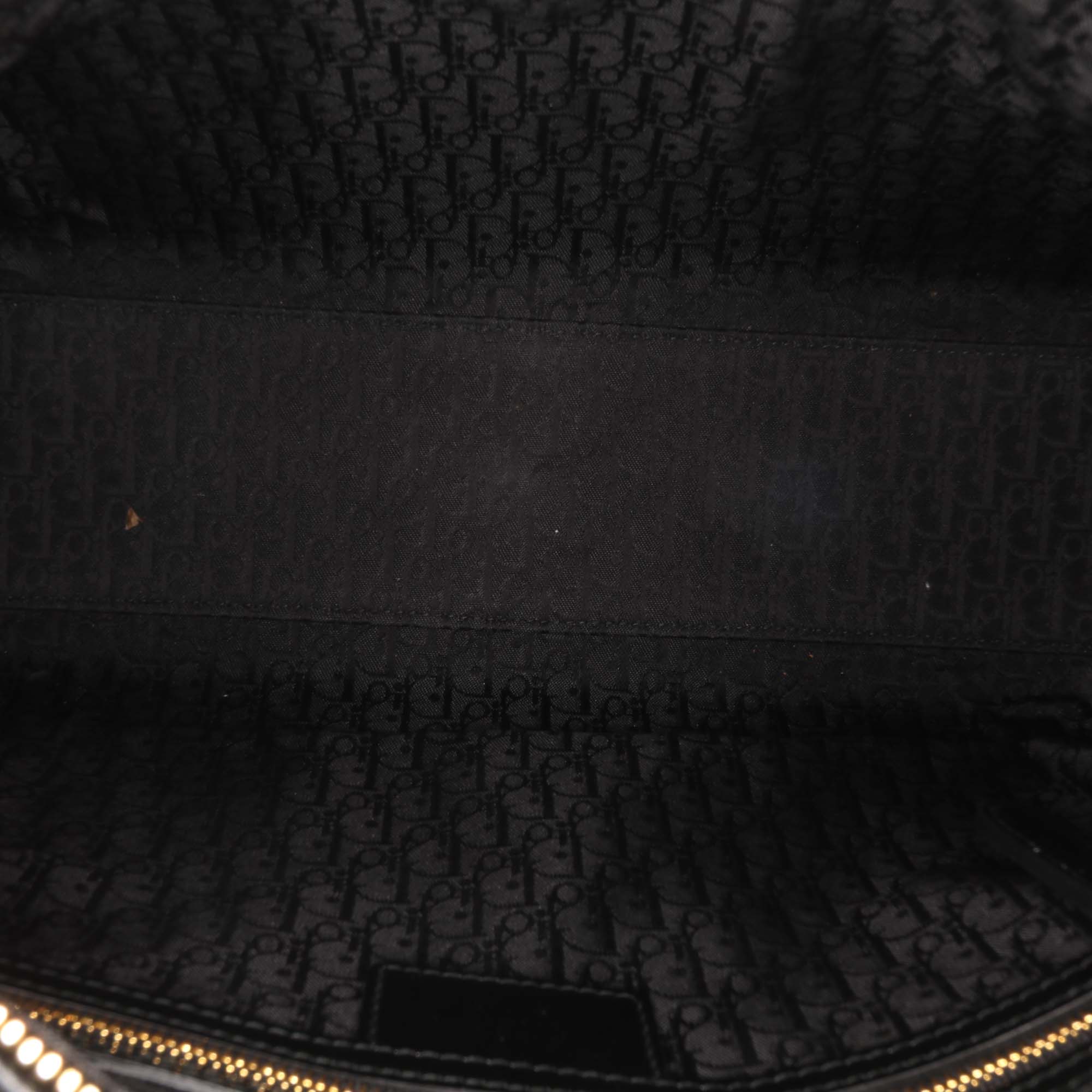 Large Patent Cannage Lady Dior