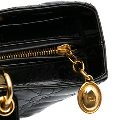 Large Patent Cannage Lady Dior