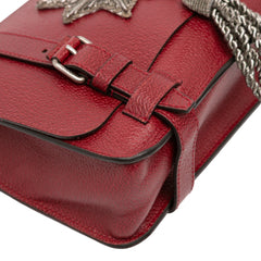 Leather Bamboo Convertible Top Handle Bag