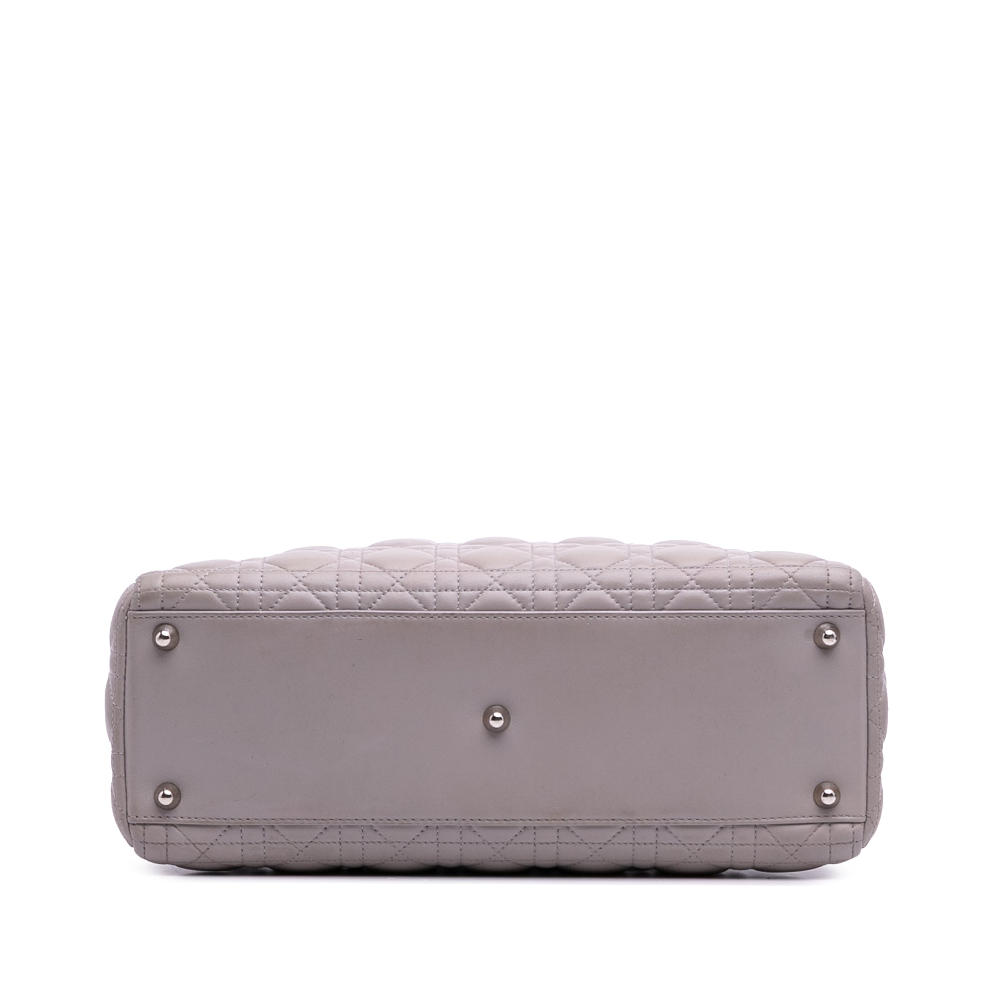 Large Lambskin Cannage Lady Dior