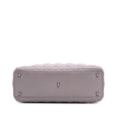 Large Lambskin Cannage Lady Dior