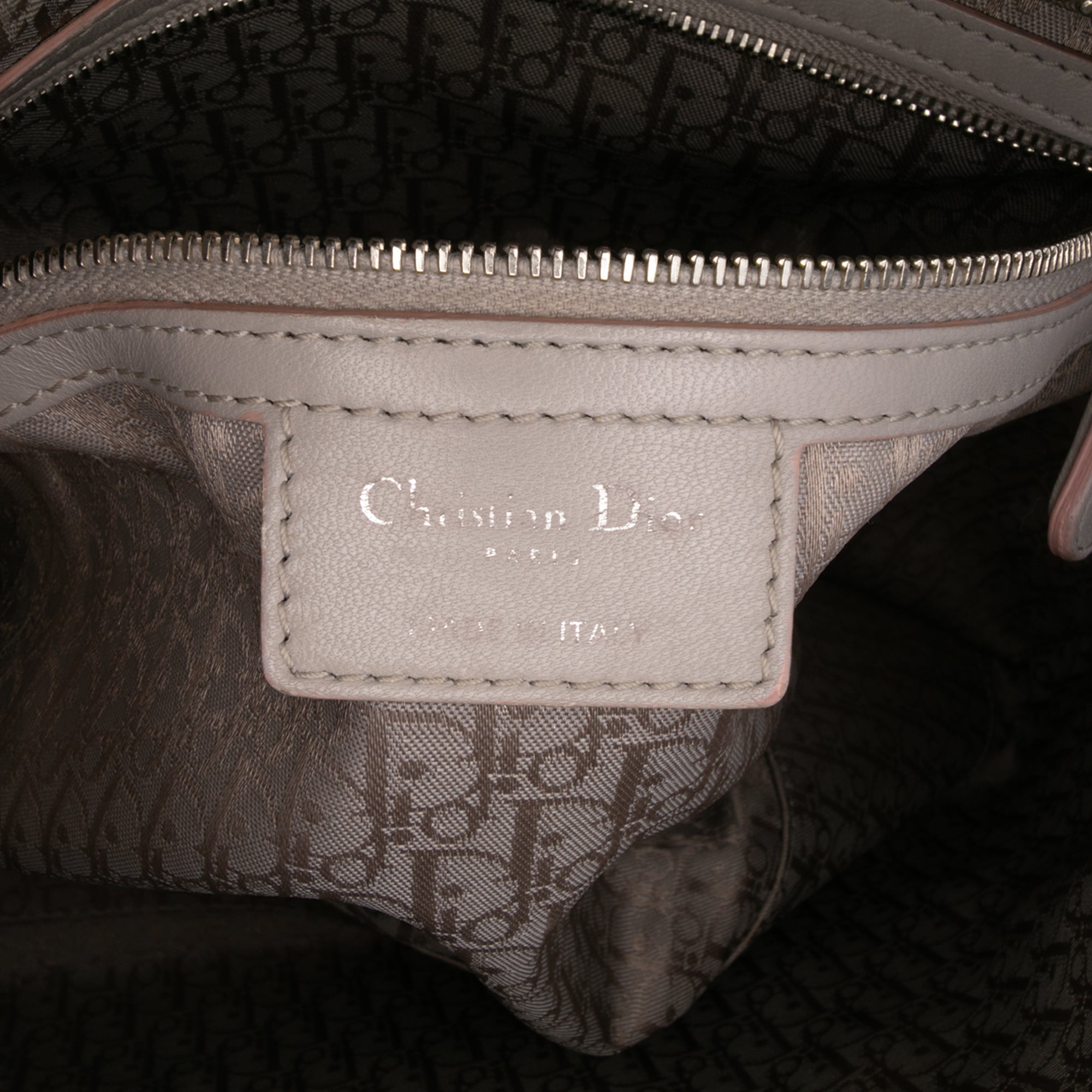 Large Lambskin Cannage Lady Dior