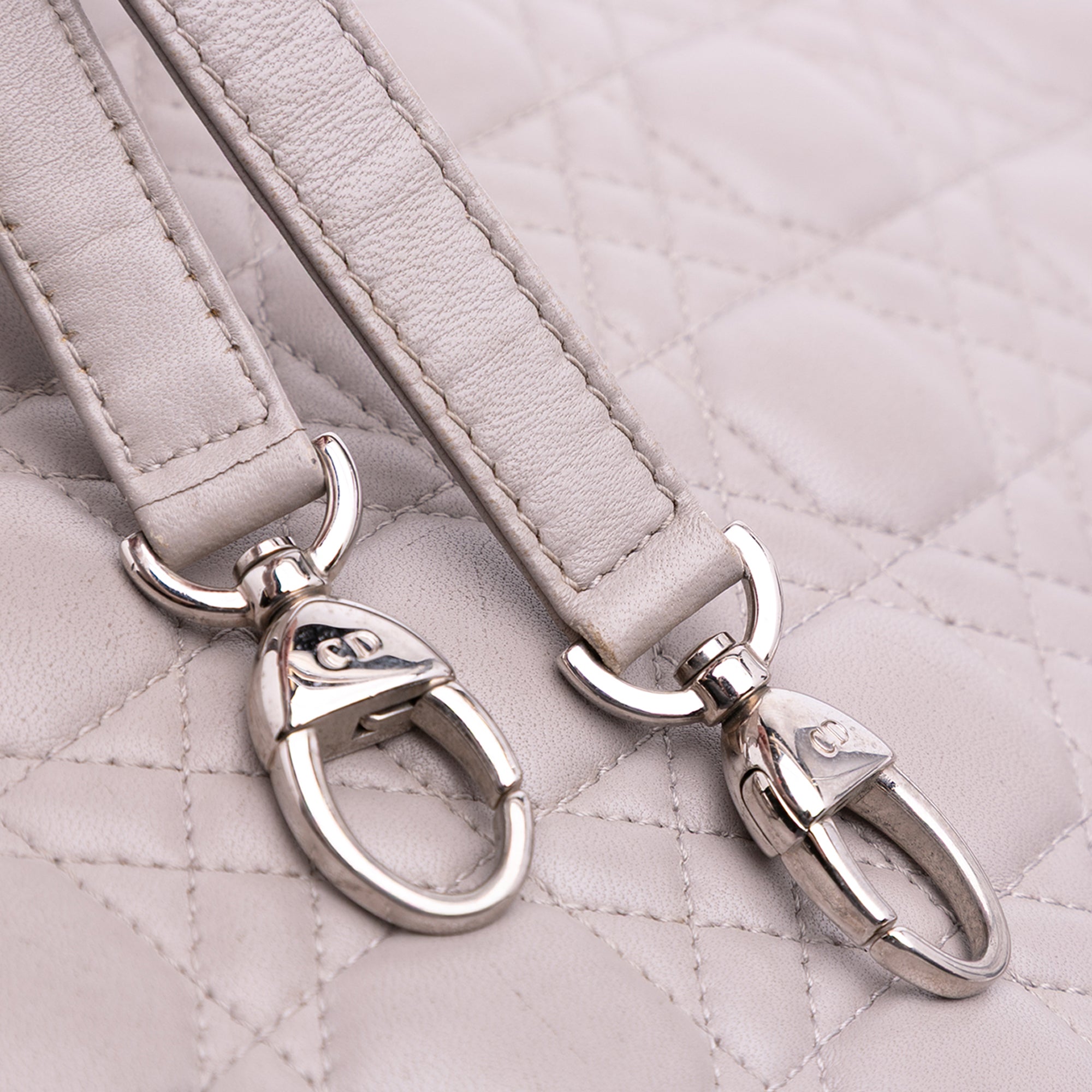 Large Lambskin Cannage Lady Dior
